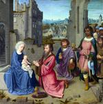 欧洲12-19世纪油画四_DAVID, Gerard - Adoration of the Kings